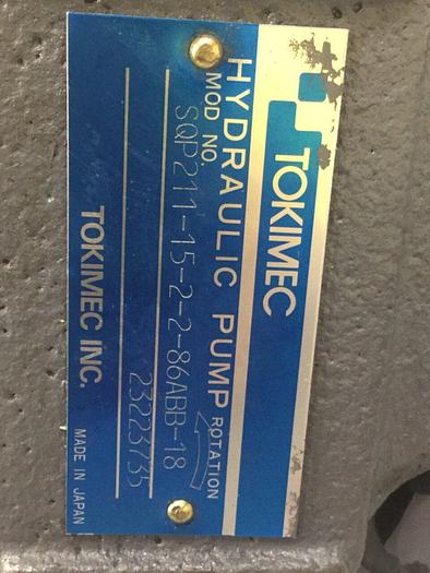 Used TOKIMEC Hydraulic Pump SQP211-15-2-2-86ABB-18 #106275
