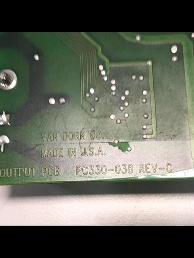 Used VAN DORN Pathfinder DC Output Board PC330-038 Used