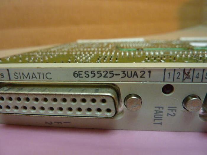 Used SIEMENS Communications Processor 6ES5 525-3UA21 #37298