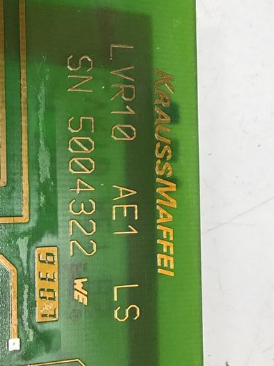 Used KRAUSS MAFFEI Circuit Board LVR10 #126708