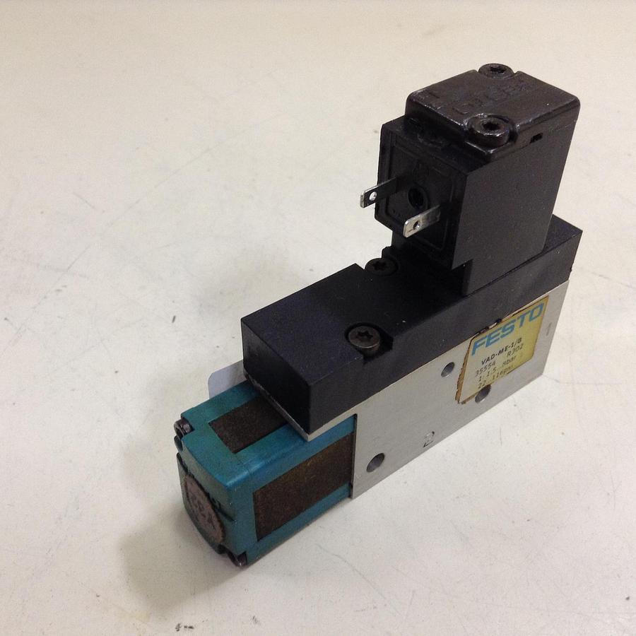 Used FESTO Vacuum Generator/Solenoid Valve VAD-ME-1/8 USED