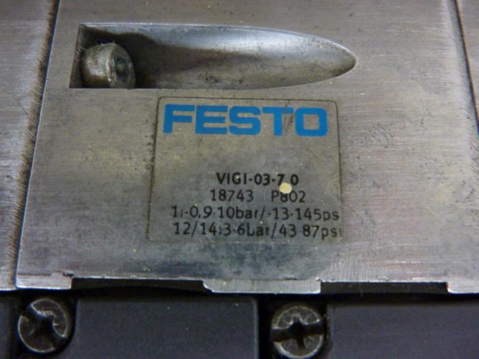 Used FESTO Control Block w/ Valves IFB8-03 #52788