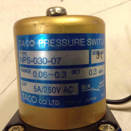 Used TACO Pressure Switch NPS-030-07 #88710