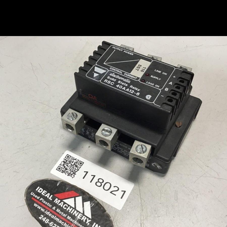 Used ELECTROMATIC Solid State Relay RSC 40AA12-6 USED
