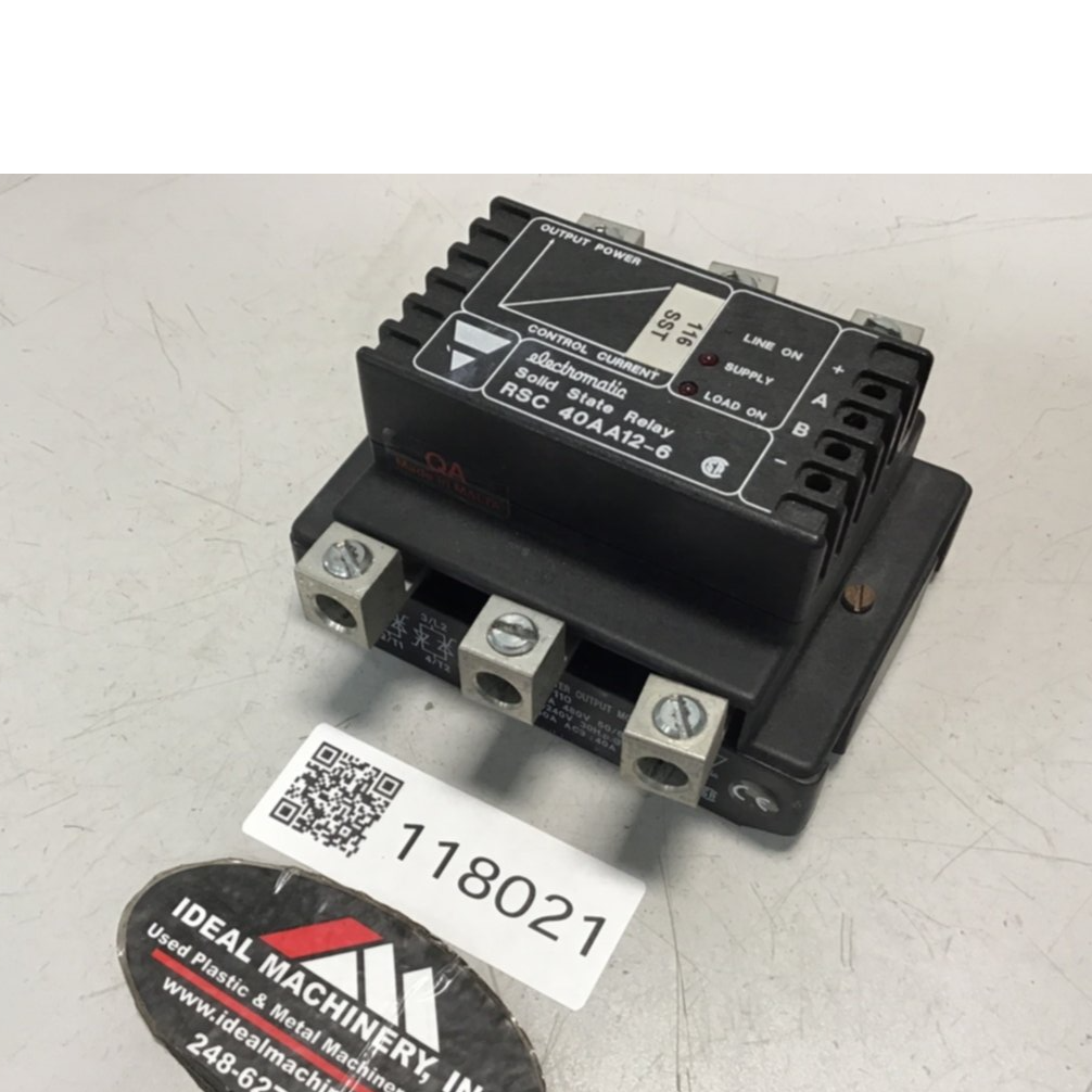 Used ELECTROMATIC Solid State Relay RSC 40AA12-6 USED