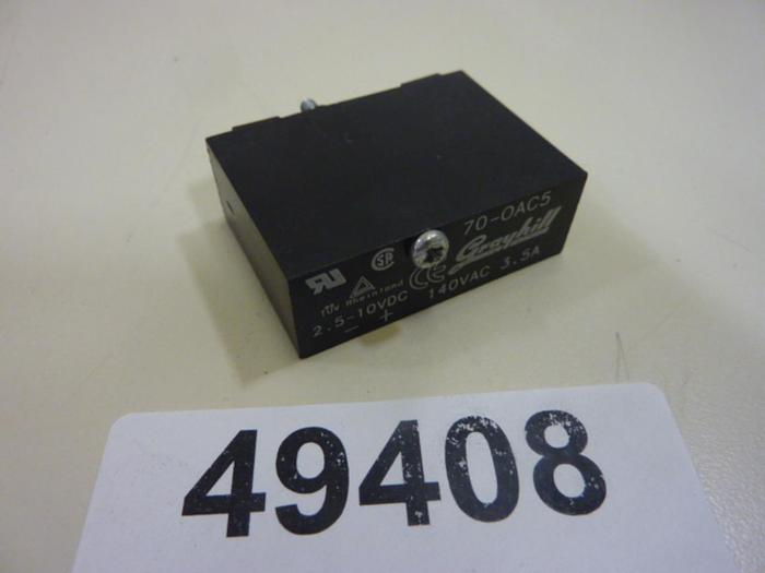 Used GRAYHILL Relay 70-OAC5 #49408