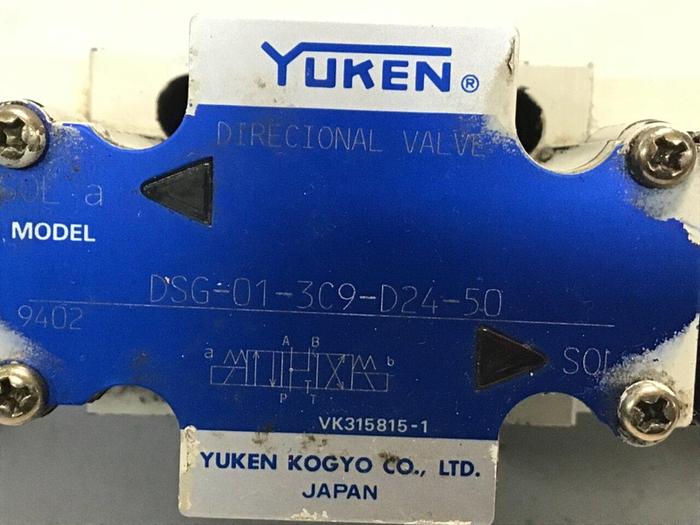 Used YUKEN Directional Valve DSG-01-3C9-D24-50 #132045