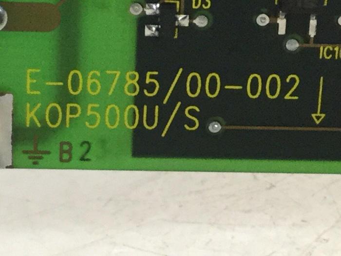 Used BACHMANN ELECTRONIC Control Card KOP500U/S #103028