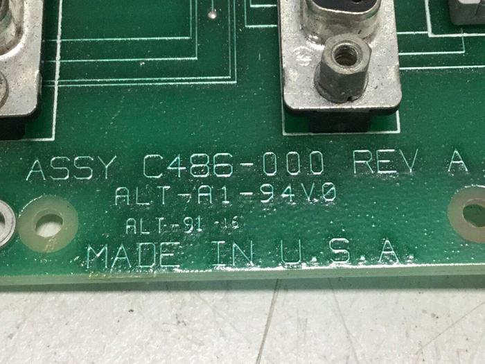 Used SCHNEIDER ELECTRIC Circuit Board C486-000 #109945