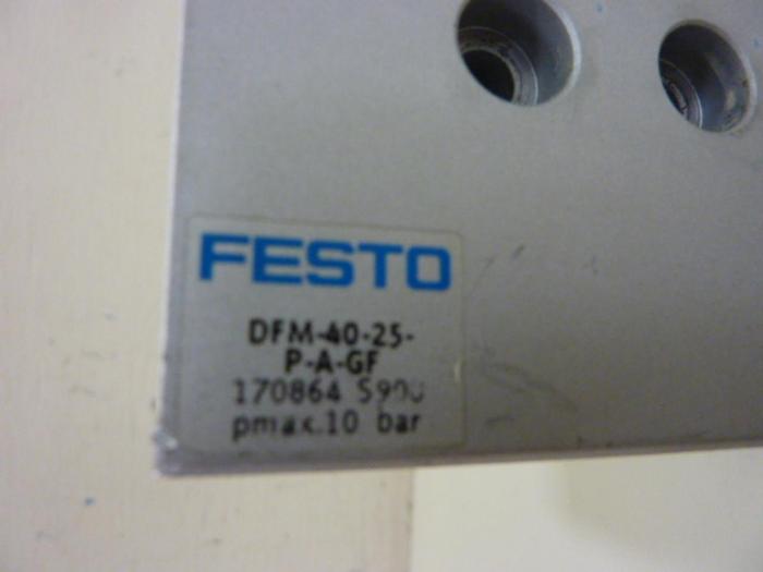Used FESTO Pneumatic Cylinder DFM-40-25-P-A-GF #57335