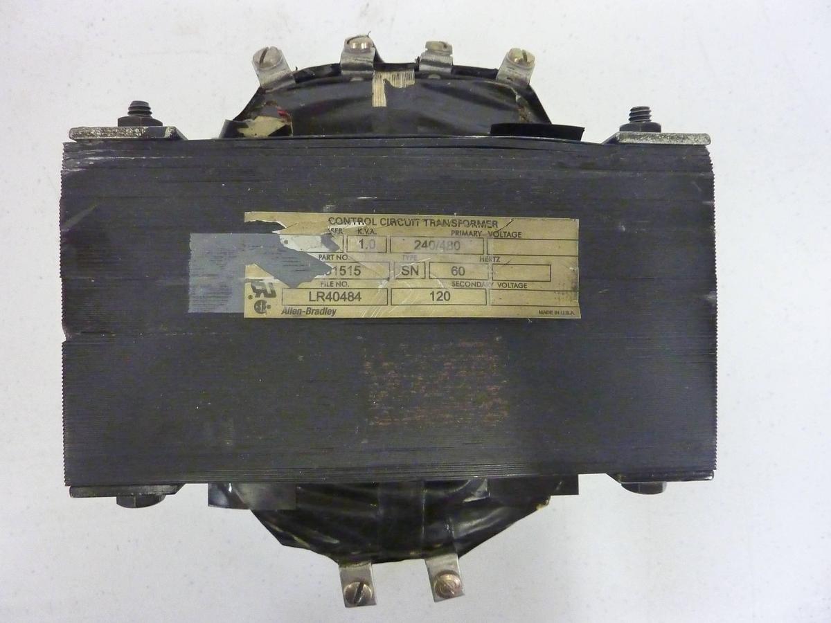Used ALLEN BRADLEY 1 kVA Transformer 1497-N37 SER A Used