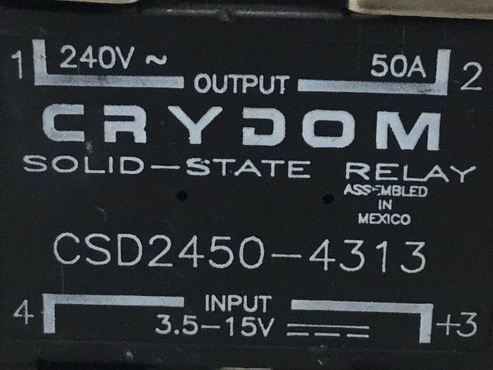Used CRYDOM Solid-State Relay CSD2450-4313 #103033