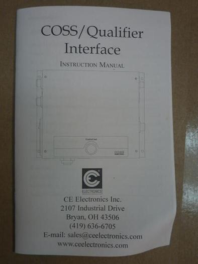 COSS Qualifier Interface 9810-7050-96 #28811