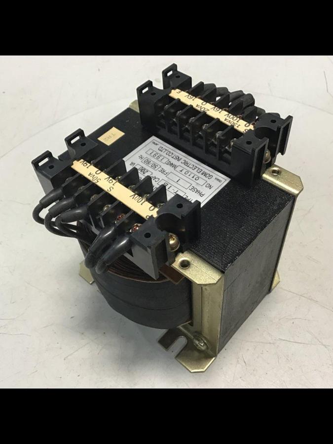 Used GOMI ELECTRIC 0.2 kVA Transformer T-1B 200VA #129552