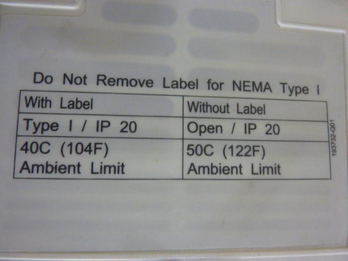 Used ALLEN BRADLEY AC Drive 20AD2P1A3AYNNNNN SER A #53771