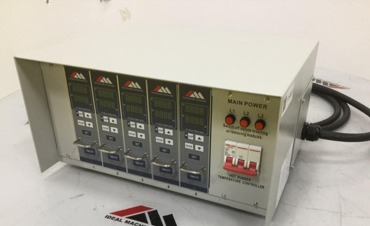 Used METAL FABRICATOR 5 Zone Hot Runner HRMF-05-A1 USED 