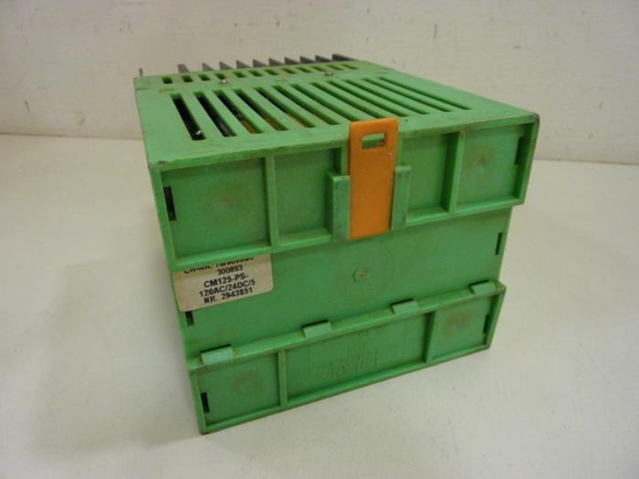 Used PHOENIX CONTACT Power Supply CM125-PS-120AC/24DC/5 #56192