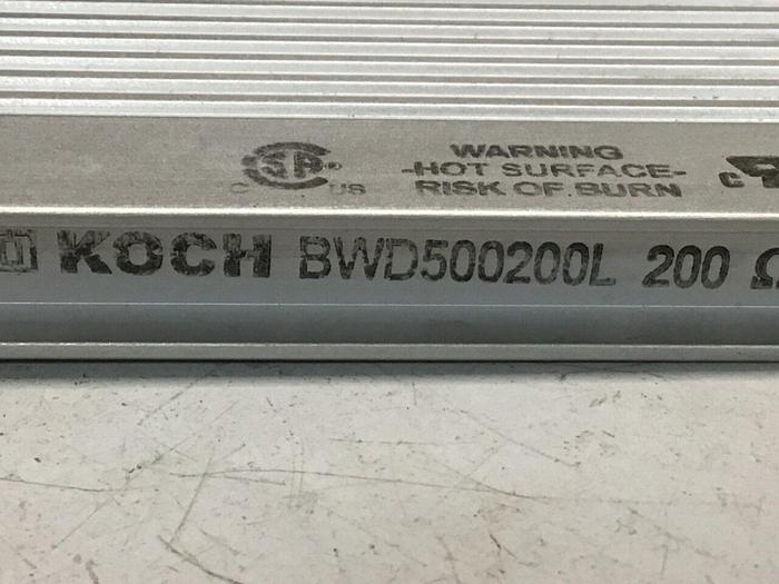 Used KOCH Braking Resistor BWD500200L #119284