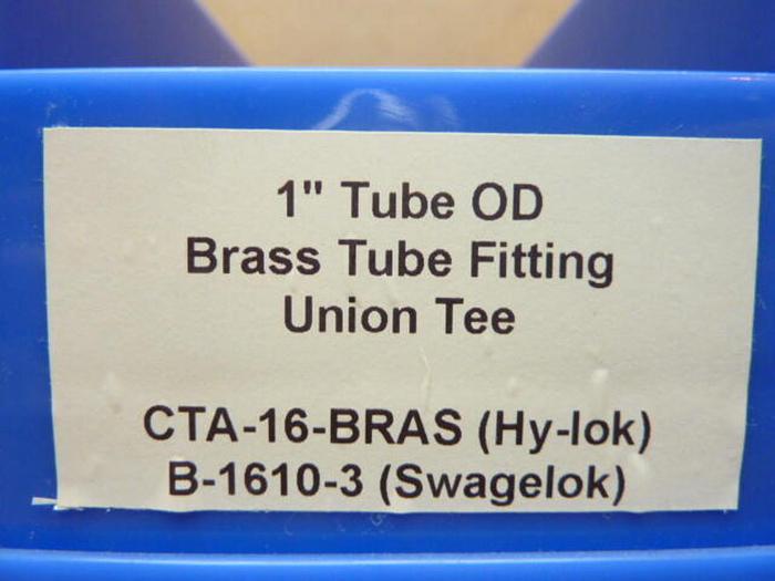 SWAGELOK Brass Union Tee B-1610-3 #39396