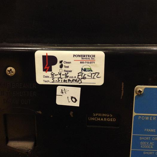 Used ITE IMPERIAL 1600 Amp Breaker K-1600 Used