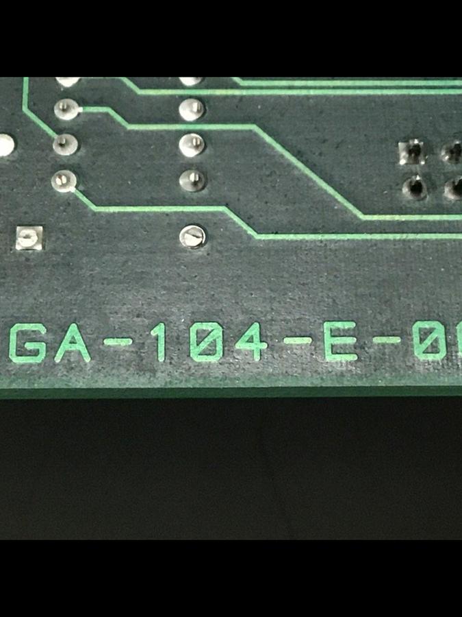 Used GAMMAFLUX Circuit Board GA-104-E-00 Used