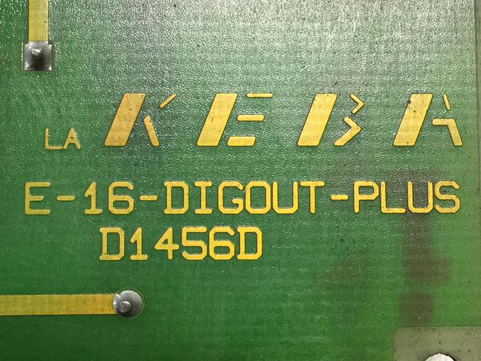 Used KEBA Engel Output Board E-16-DIGOUT-PLUS D1456D Used