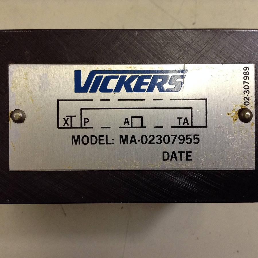 Used VICKERS Valve MA-02307955 #87568