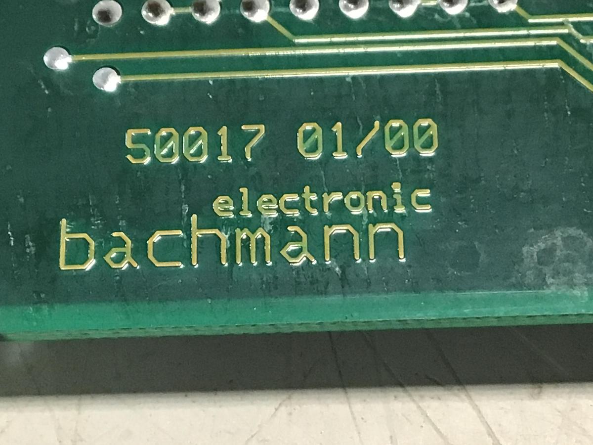 Used BACHMANN 5001701/00