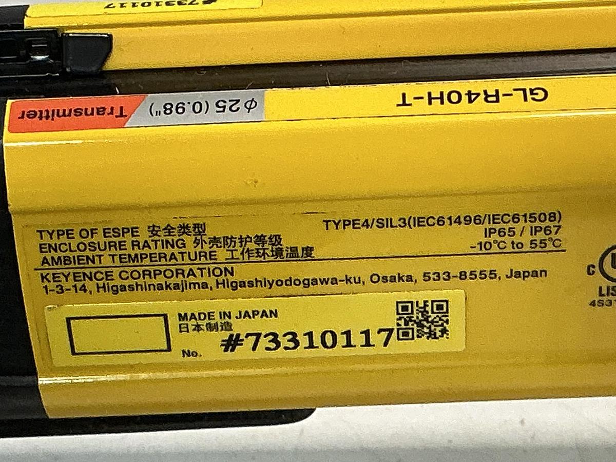 Used KEYENCE GL-R40H-T