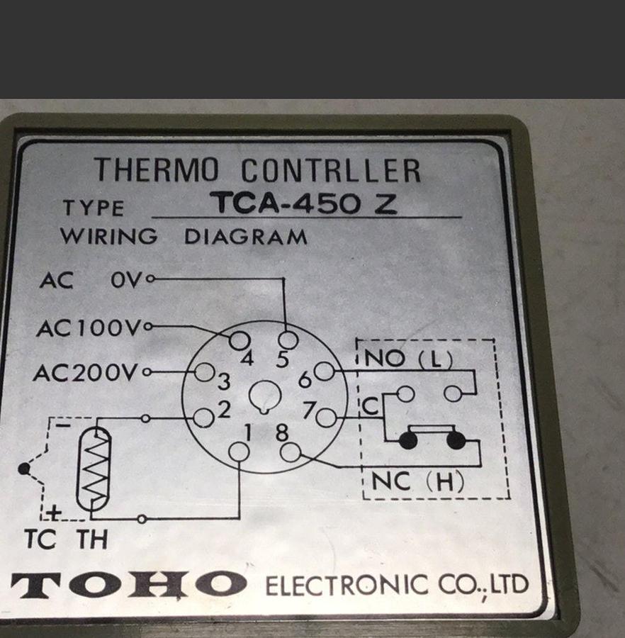Used TOHO Thermo Controller TCA-450Z USED