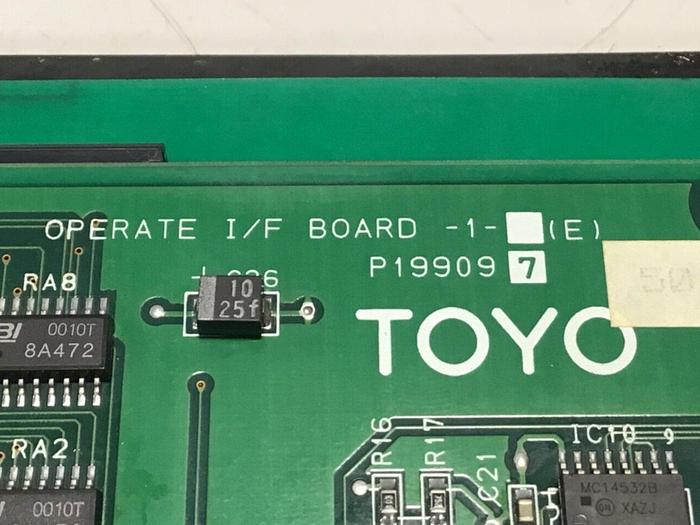 Used TOYO PLC-9 Key Pad P199097 #126699