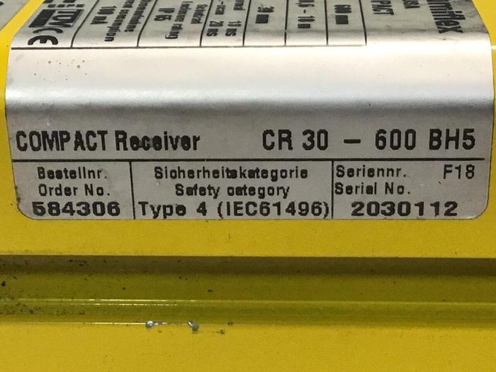 Used LEUZE Light Curtain Receiver CR30-600BH5 #130191