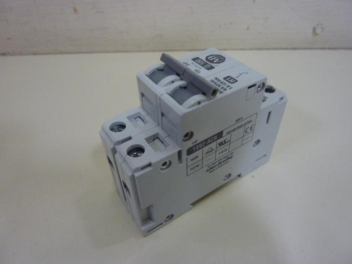 Used ALLEN BRADLEY 10 Amp Circuit Breaker 1492-CB1/G100 SER C #64487