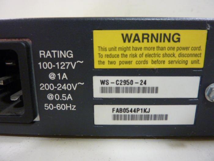 Used CISCO Catalyst Switch WS-C2950-24 #55593