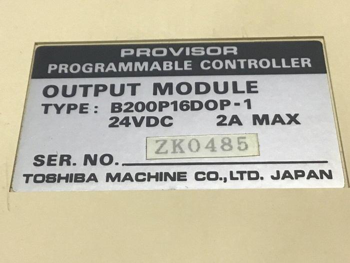 Used TOSHIBA Output Module B200P16DOP-1 #136796