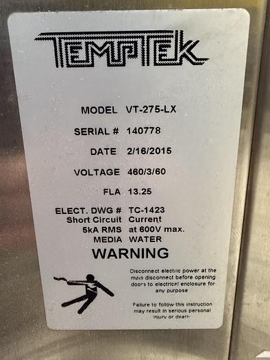 Used Temptec VT-275-LX