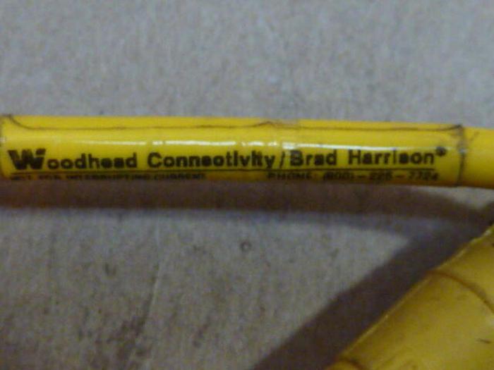 Used BRAD HARRISON / WOODHEAD Cable 884030K03M005 #29696