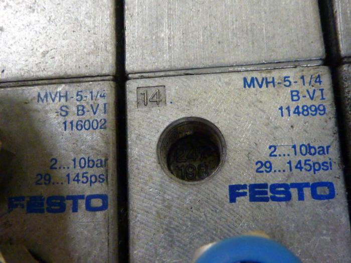 Used FESTO Control Block / Valve Terminal IFB8-02 #52846