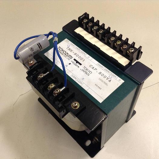 Used TOYOZUMI DENGEN KIKI 0.8 kVA Transformer TNK-800U1 #87136