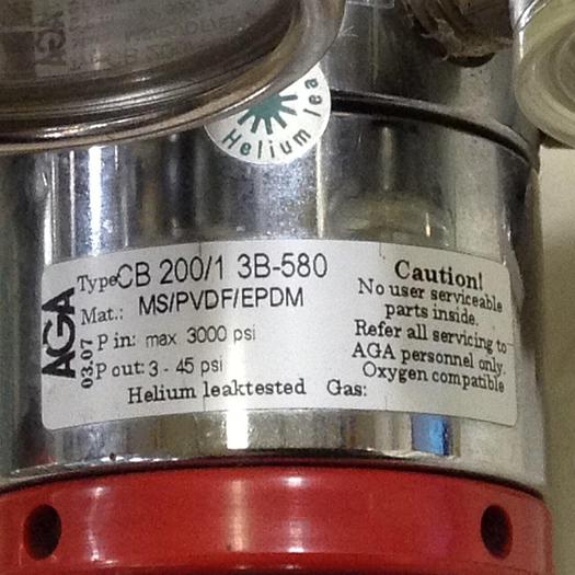 Used AGA Gas Pressure Gauge CB 200/1 3B-580 #83514