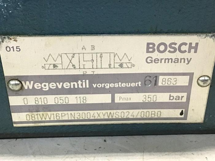 Used BOSCH Directional Valve 0 810 091 423 #137516
