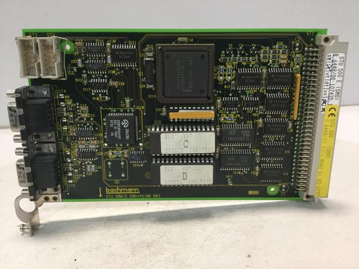 Used BACHMANN ELECTRONIC Circuit Board STU500/S E06449/00 003 Used