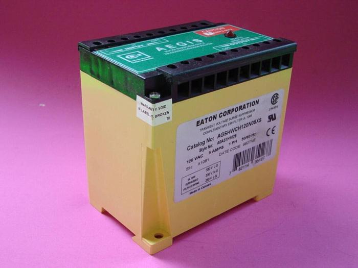 Used CUTLER HAMMER Power Line Filter AGSHWCH120N05XS #10851