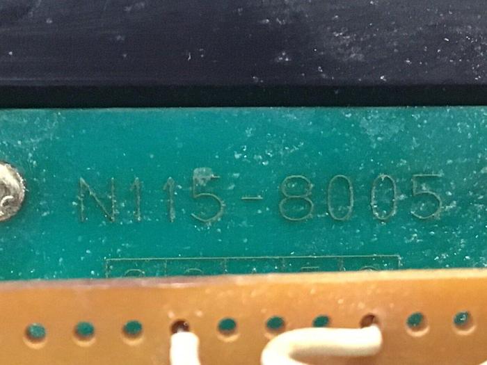 Used NIIGATA Control panel N115-8005 #120134