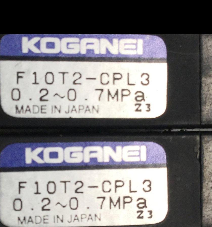 Used KOGANEI Manifold w/ Valves F10M10AJ USED