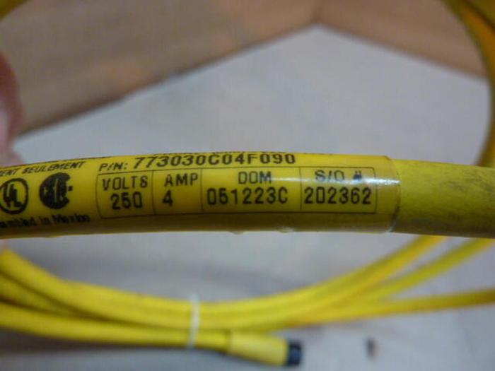 BRAD HARRISON / WOODHEAD Cable 773030C04F090 #29644