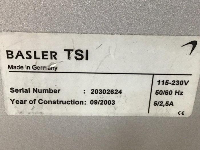 Used BASLER VISION DVD / CD Inspection Device TSI Used