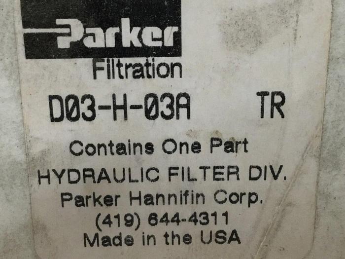 PARKER Mini Saver Filter Element D03-H-03A TR Used