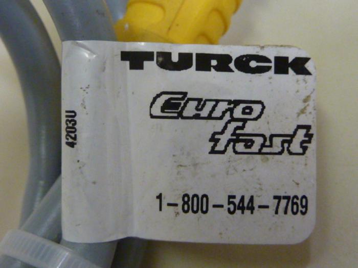 Used TURCK ELEKTRONIK Cable RKS 6T-1-RSS 6T #64529