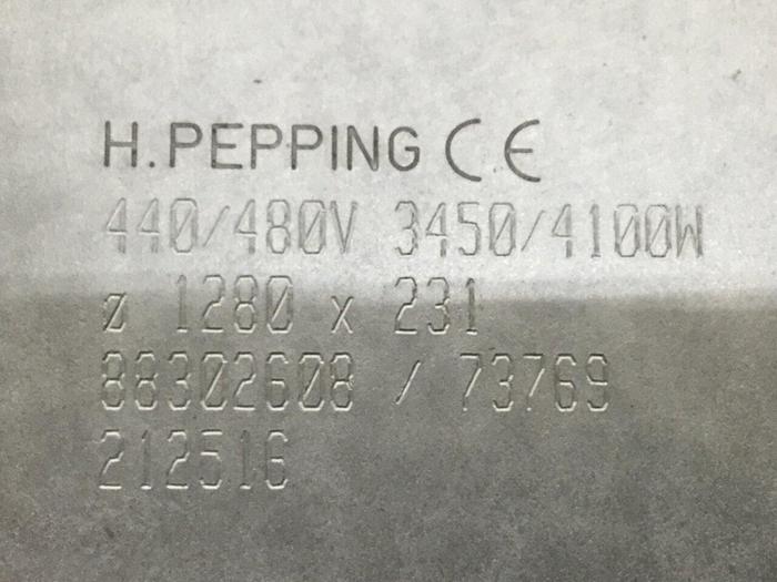 Used H PEPPING 3450/4100 Watt Heater Band 88302608 HP NEW